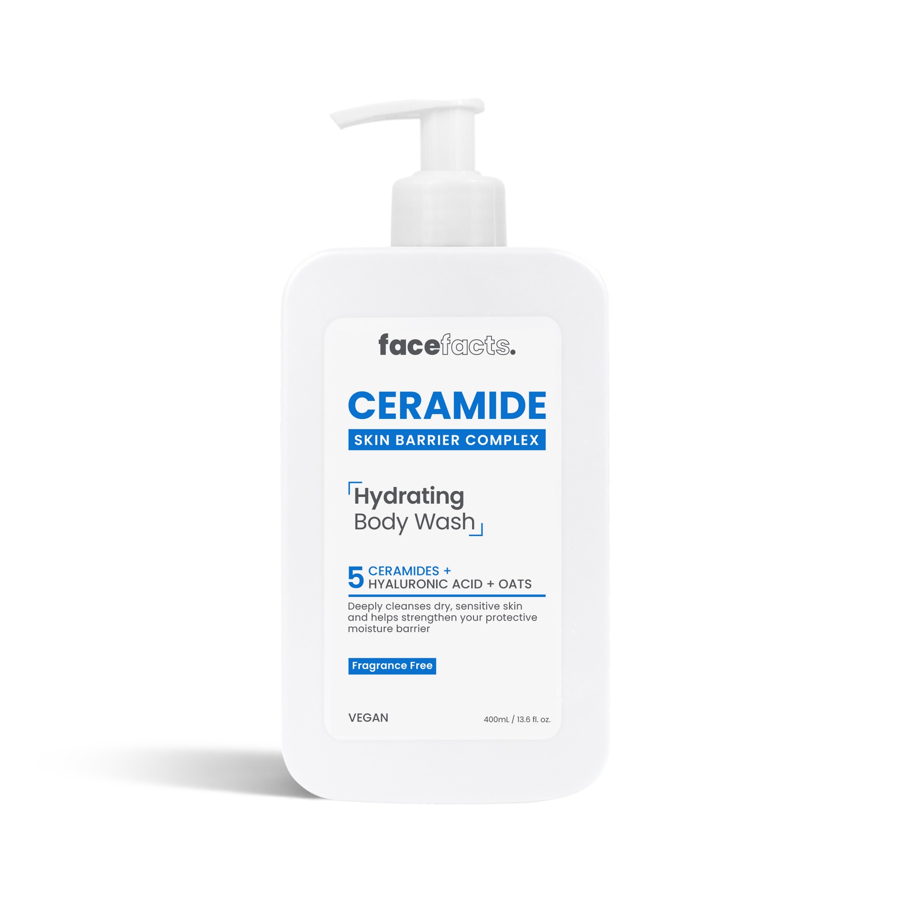 SKN0074 FACE FACTS | Ceramide Hydrating Body Wash | 400ml - Image 1