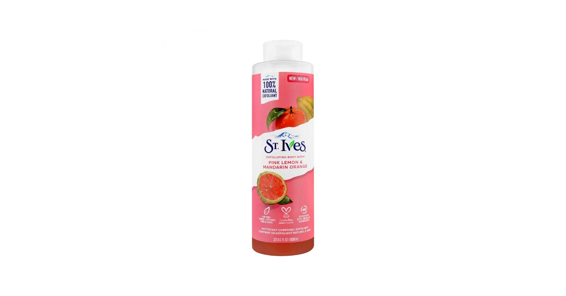 SKN0105 ST IVES | Exfoliating Body Wash (Pink Lemon & Mandarin Orange) | 650ml - Image 1