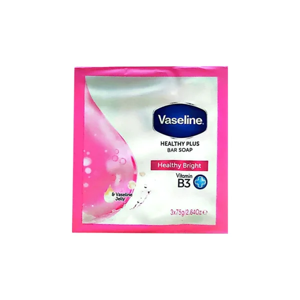 VASELINE | Healthy Plus Bar Soap Vitamin B3( Healthy Bright)| 75g